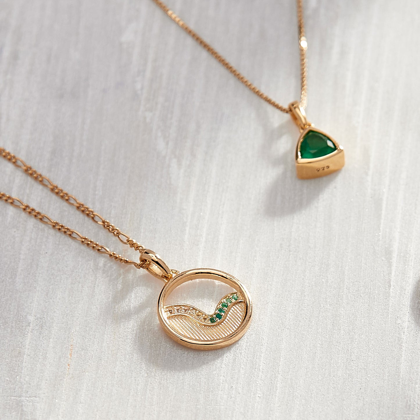 Intuition Emerald Pendant