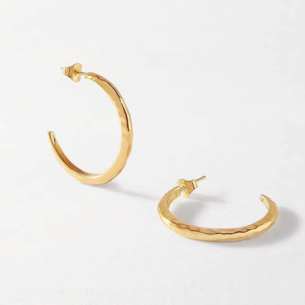 Victoria Halo Hoops - Gold