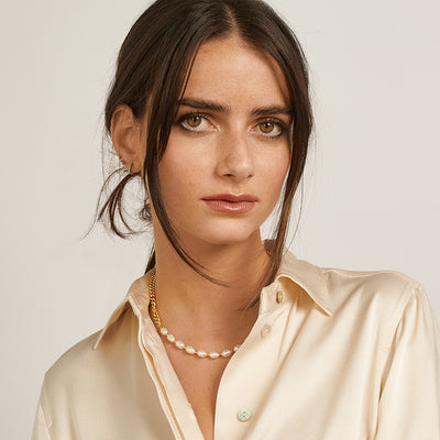 Victoria Havana Pearl Choker Necklace