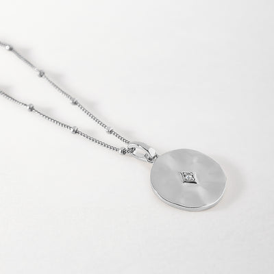 Victoria Cosmos Necklace - Silver