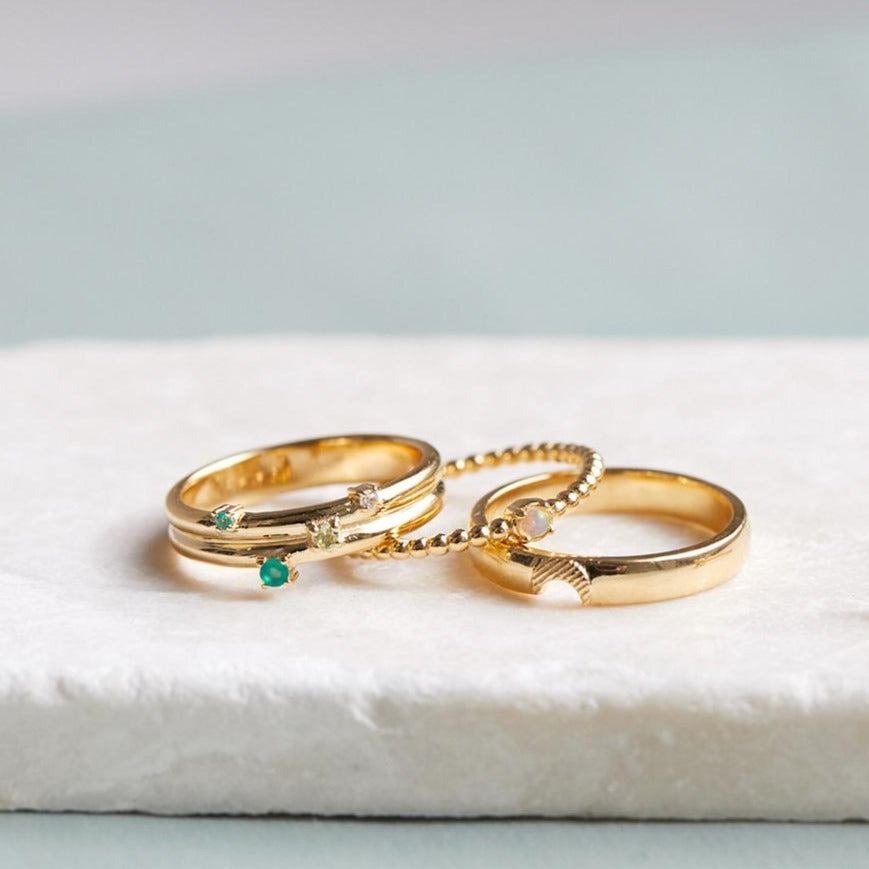 Intuition Emerald Ring