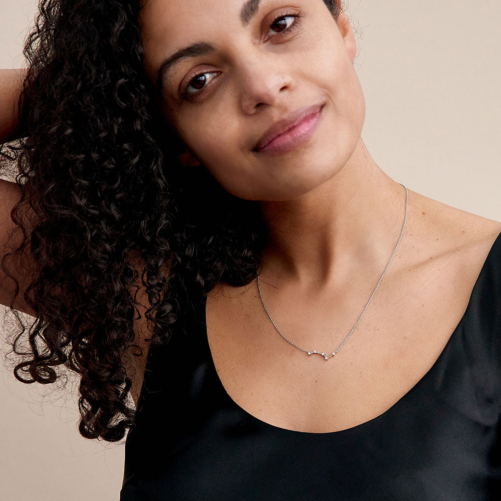 Constellation Diamond Necklace - White Gold