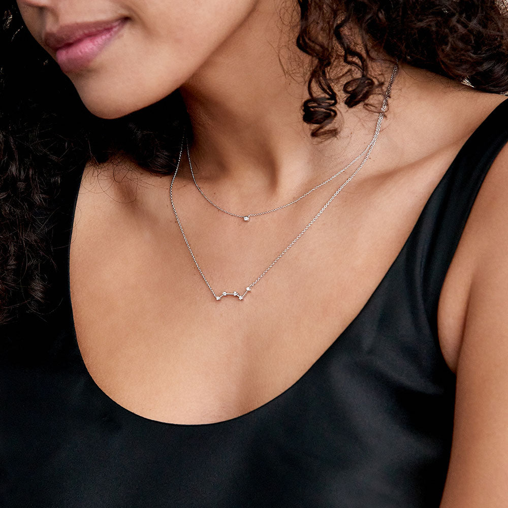 Constellation Diamond Necklace - White Gold
