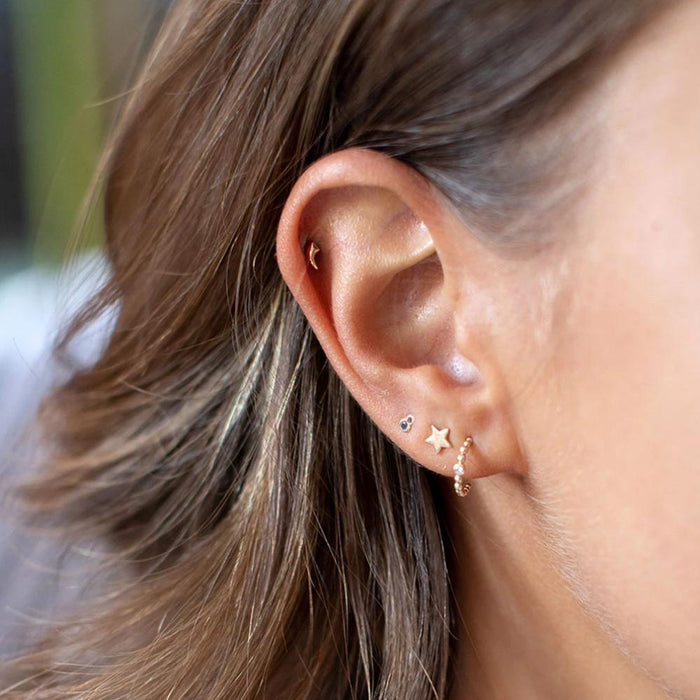 Tiny Star Earrings - Edge of Ember Jewellery