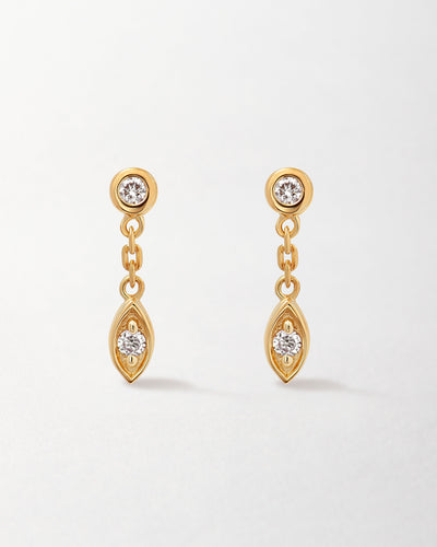 Victoria Diamond Mini Drop Earrings